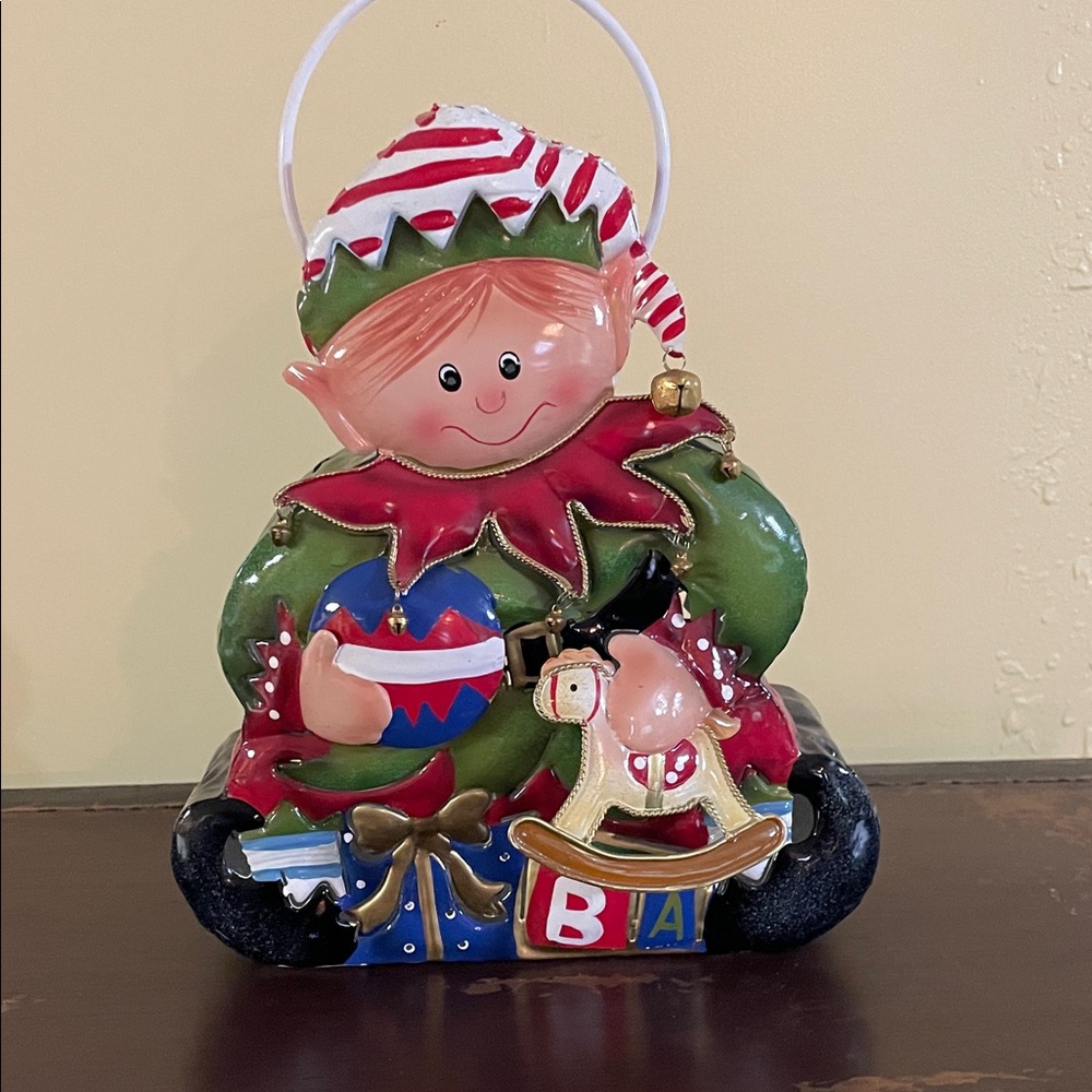 Festive Elf Holiday Lanturn